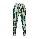 Chic Women's Chino Pants with Geometric Design