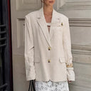 Chic Oversized Blazer with Unique Design