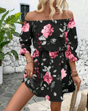 Floral Bohemian Dress for Women