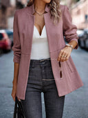 Chic Androgynous Blazer Jacket for Women
