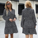 Colorful Polka Dot Women's Shirt Dress