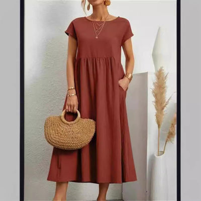 Elegant Women's Maxi Dress in Soft Fabrics