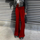 High-Waisted Flared Trousers for Women
