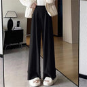Chic Wide-Leg Trousers with Fringes for Women