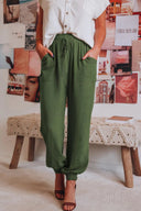 Women's Elastic Waist Casual Trousers