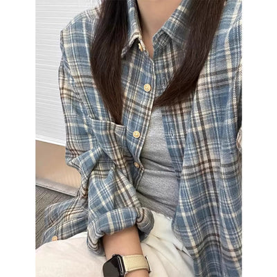 Chic Wide-Leg Carrot Jeans & Oversized Shirt Set