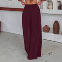 Stylish Women's Palazzo Pants with Elastic Waist