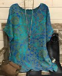 Floral Summer Blouse for Women