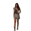 Chic Blazer Jacket for Women with Stylish Accents