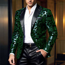 Floral Sequin Blazer for Women - Chic Style