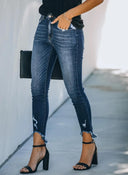 High-Waisted Vintage Charm Jeans for Women