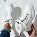 Trendy Women's Insulated High-Top Sneakers with Non-Slip Sole