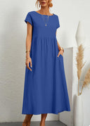 Elegant Women's Maxi Dress in Soft Fabrics