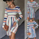 Stylish Striped Women's Dress for Everyday Wear