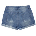 Floral-Embellished Ladies' Denim Shorts for Effortless Style