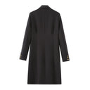 Chic Women's Blazer Jacket with Decorative Buttons