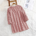 Chic Women's Sweatshirt Dress in Cozy Fabric