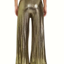 High-Gloss Pleated Women's Trousers for Chic Style