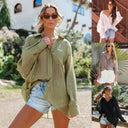 One-Shoulder Women's Blouse in Relaxed Style