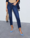 Chic Cropped Jeans for Women in Classic Design