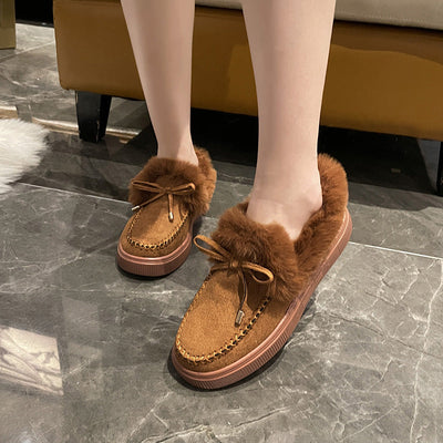 Women’s Cozy Moccasins with Cozy Lining & Non-Slip Sole