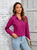 Chic Women's Blouse with Exquisite Stitching