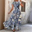 Floral Paisley Women's Maxi Dress - Flattering Design