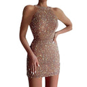 Sequin-Embellished Cocktail Dress for Women