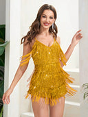 Sequin-Embellished Women's Jumpsuit