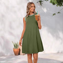 Trendy Striped Women's Dress with Relaxed Fit