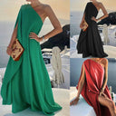 Chic Asymmetrical Beach Dress with Stylish Details