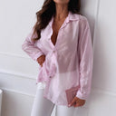 Chic Long-Sleeved Blouse with Exquisite Design
