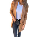 Chic Suede Women's Blazer