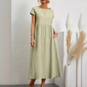 Elegant Women's Maxi Dress in Soft Fabrics
