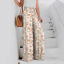 Floral Wide Leg Trousers for Women