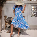 Floral Ruffle Summer Dress for Women