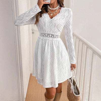 Wave Pattern Dress for Women