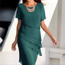 Flowing Layered Dress for Women