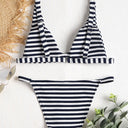 Maritime Striped Women's Bikini Set
