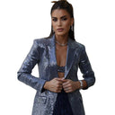 Chic Sequin Blazer with Trendy Design