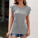 Chic Women's Ruffle Detail Top