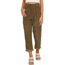 Chic Women's High-Waist Pleated Pants