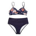 Stylish Women's High-Waist Animal Print Bikini