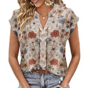 Floral Print Women's Blouse with Chic Style