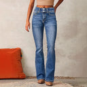 High-Waisted Flared Jeans for Women