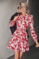 Floral High Neck Women's Dress Collection