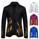 Artistic Floral Pattern Women's Blazer