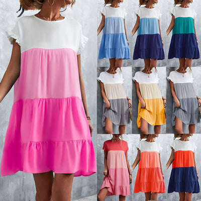 Ruffled Summer Dress for Women - Flowing Style