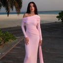 Chic Women's Evening Dress with Elegant Fit
