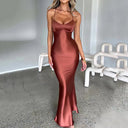 Women’s Chic Evening Dress with Spaghetti Straps